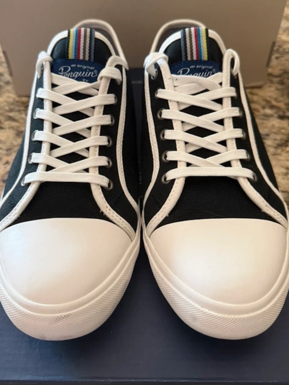 Penguin fashion black sneakers